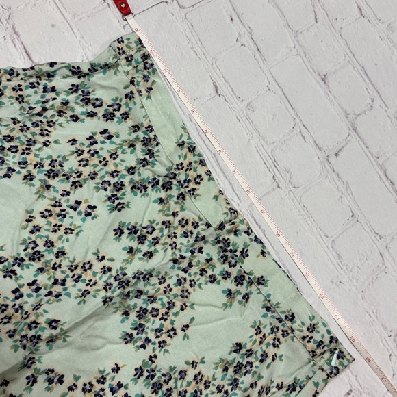 Kimchi & Blue from Urban Outfitters of Anthropologie Floral Mint Green Skirt M - Picture 4 of 14